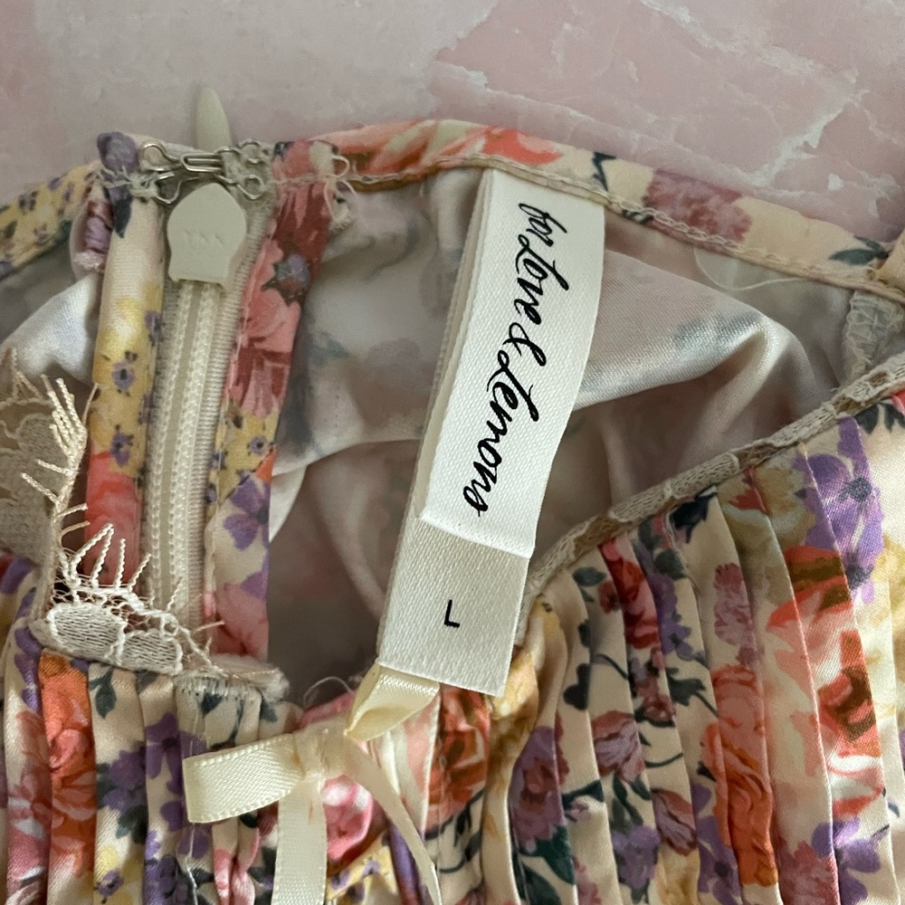 For Love & Lemons Gardenia Dress Size L - Picture 5 of 7